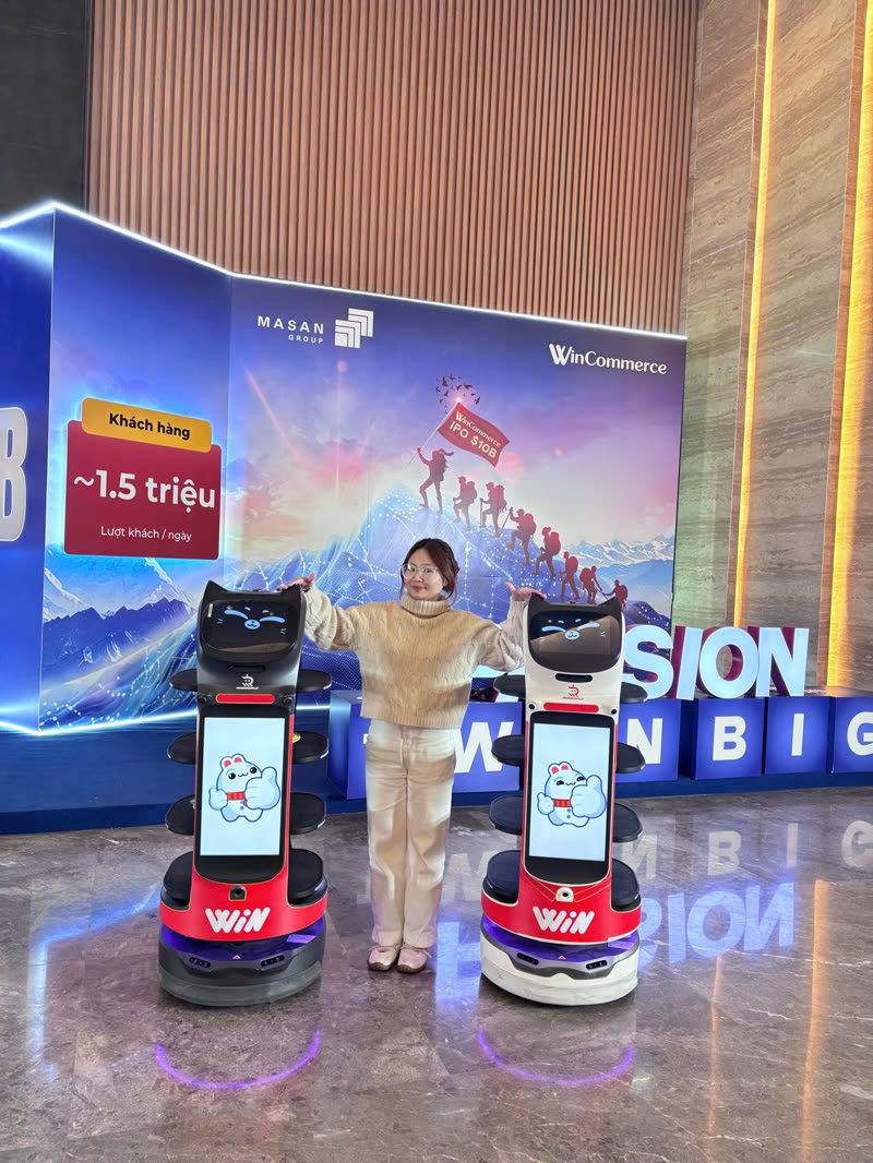 BellaBot Pro tại sự kiện WinCommerce - Masan